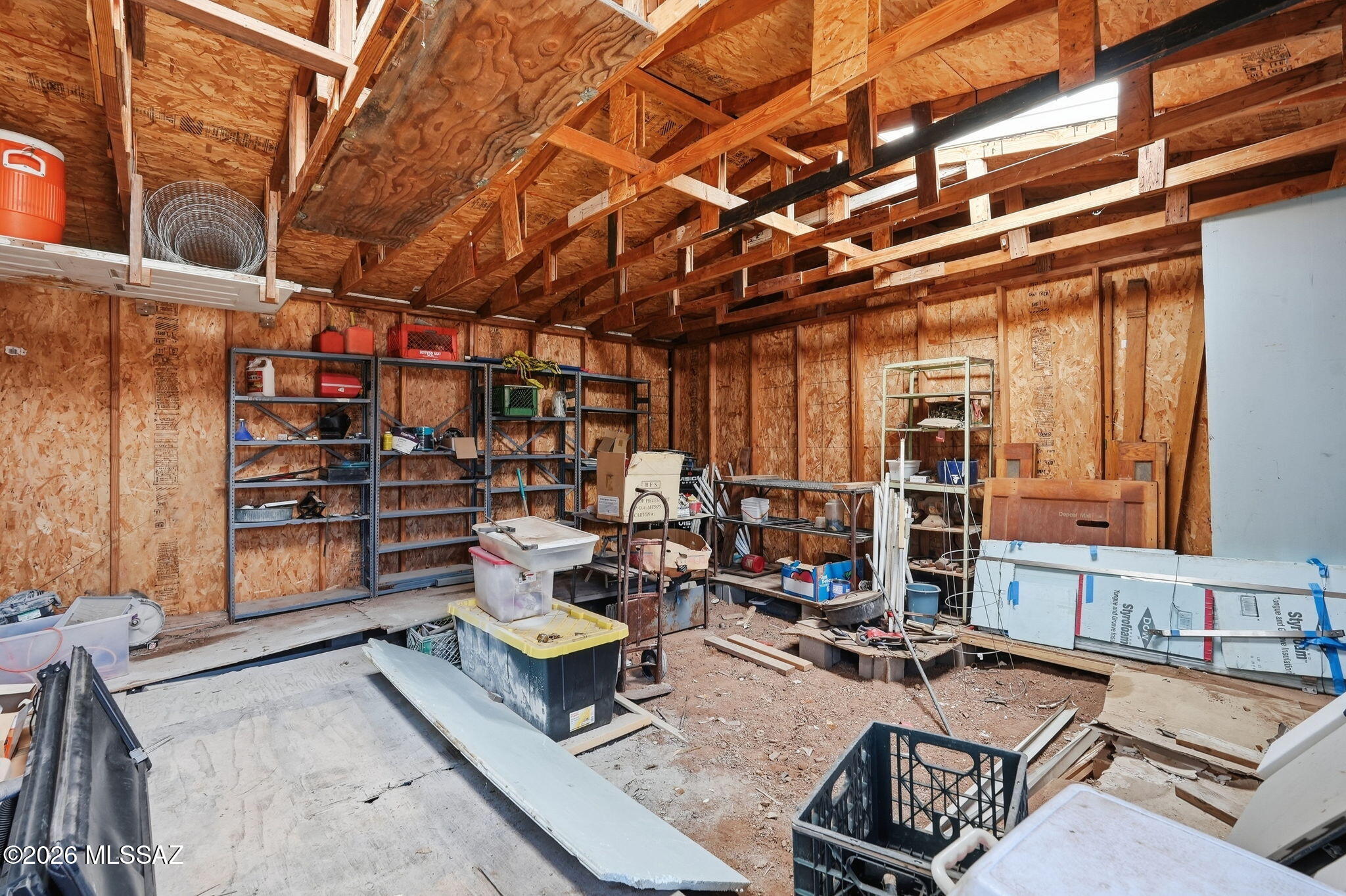 16315 West Ili Teka Road Arivaca, AZ 85601 - Photo 44 of 44 Inside the unfinished storage