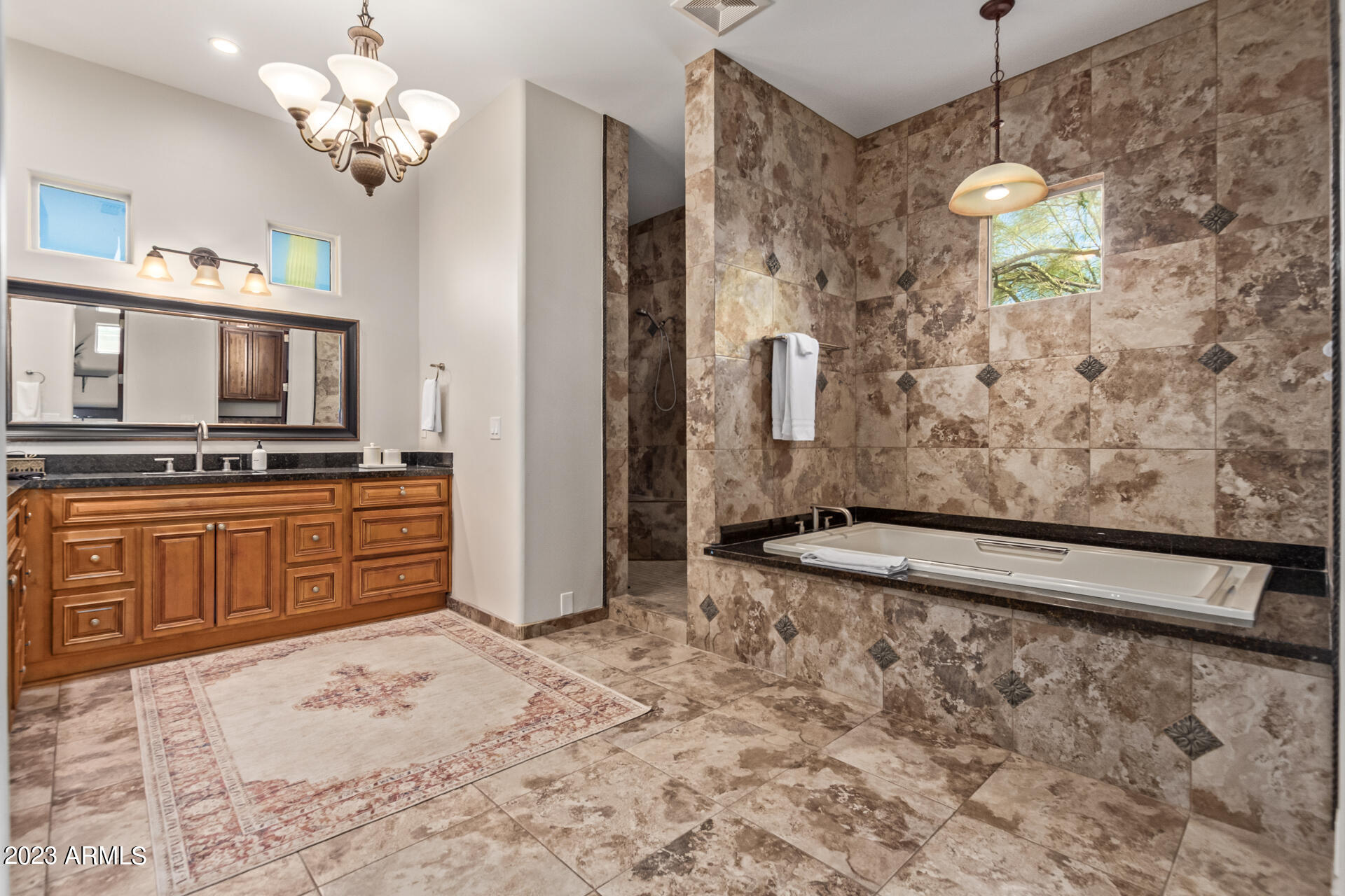 206 West Rock View Road Phoenix, AZ 85085 - Photo 33 of 74 Master bathroom with separate shower/tub