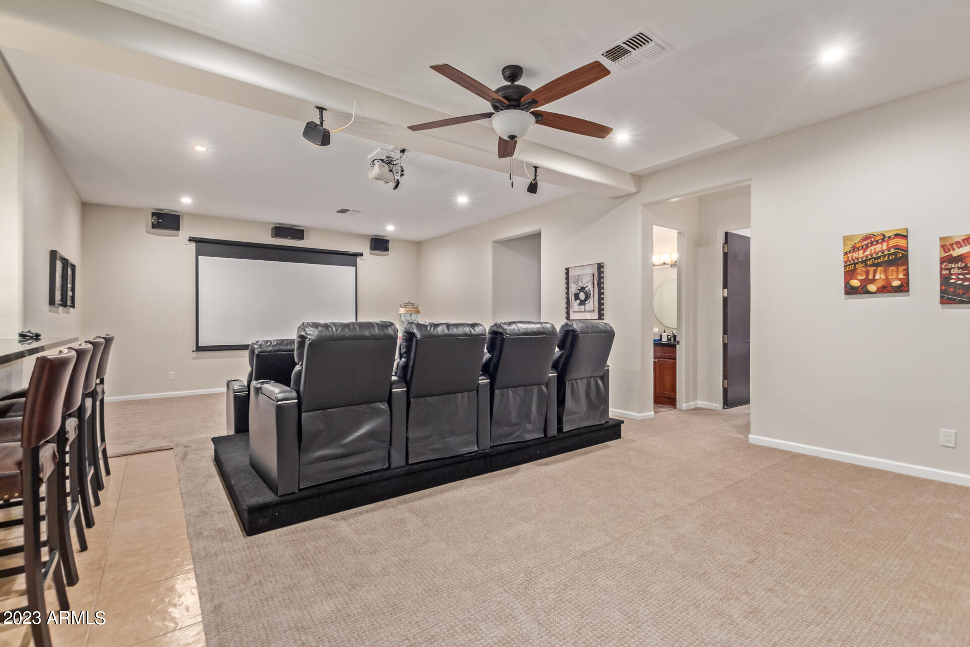 206 West Rock View Road Phoenix, AZ 85085 - Photo 41 of 74 Full theatre