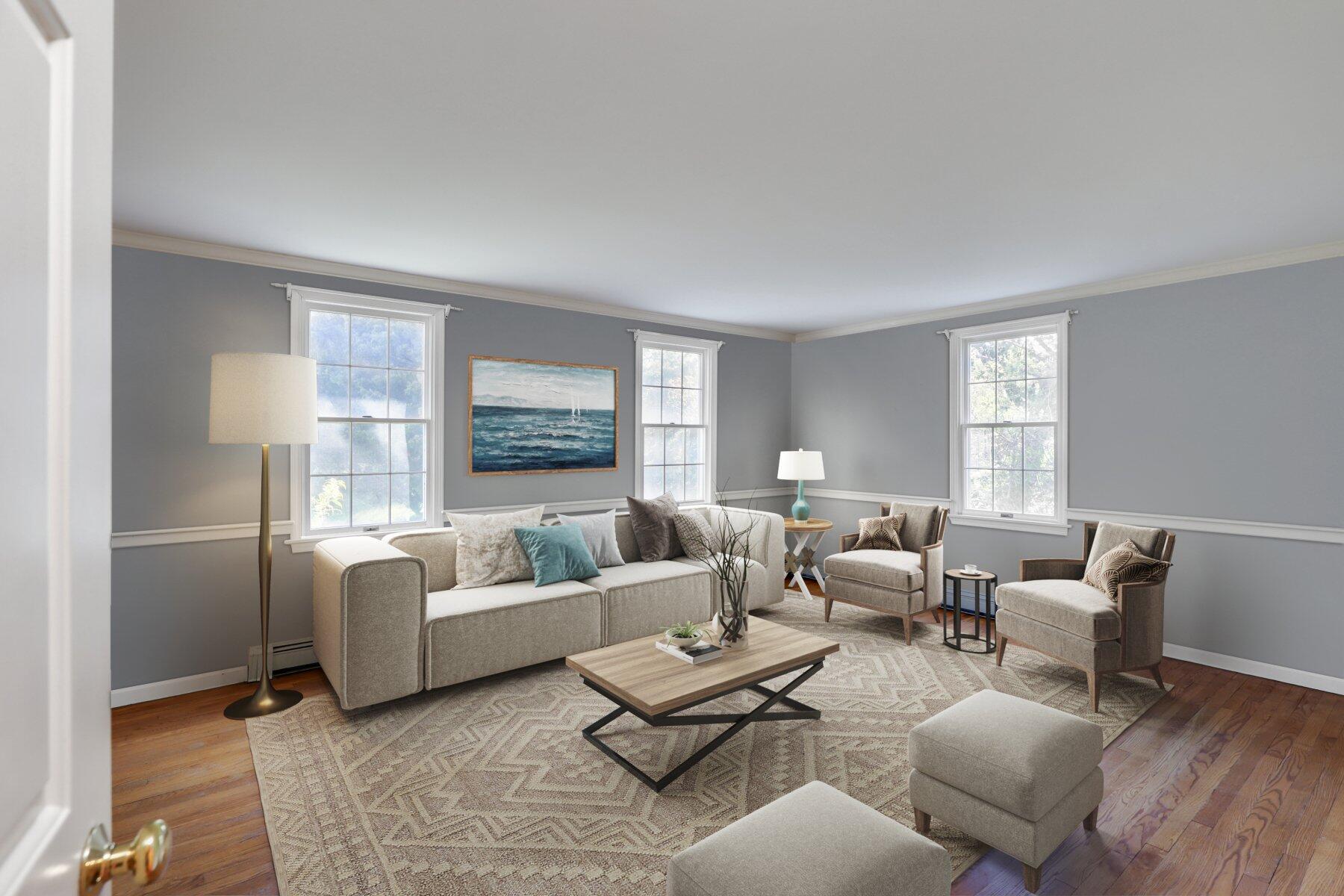 39 Sparrowhawk Road Orleans, MA 02653 - Photo 15 of 40 a living room with furniture and a large window