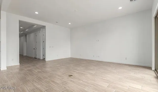 a view of an empty room