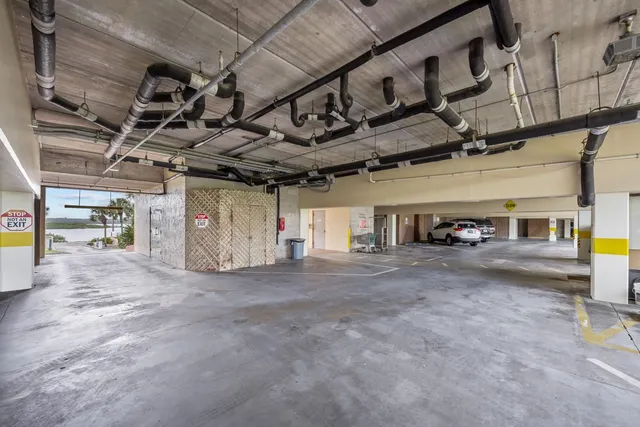 a view of a lake and outdoor seating