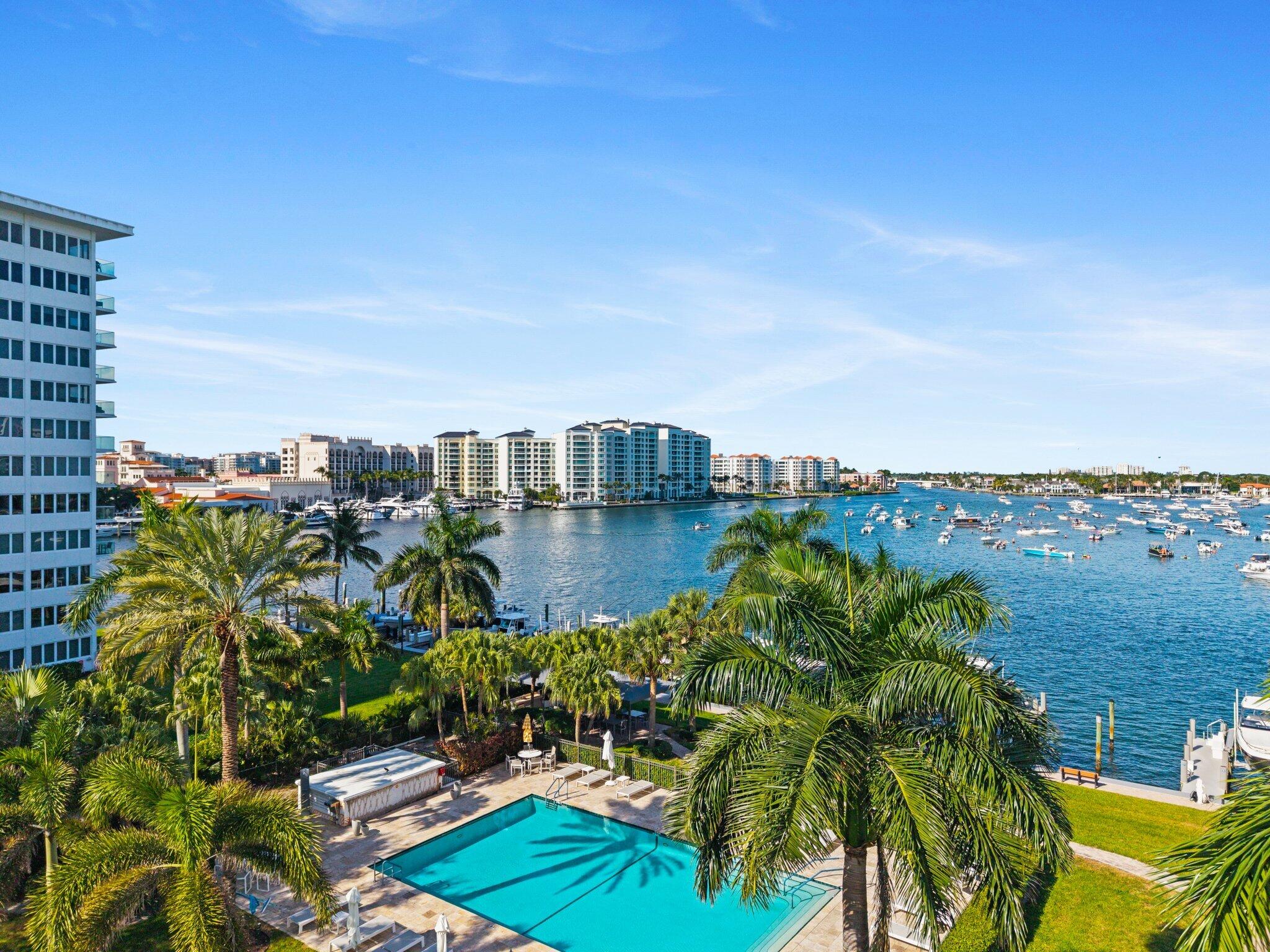 875 East Camino Real, Unit 2G Boca Raton, FL 33432 - Photo 25 of 55 a view of a lake with a city