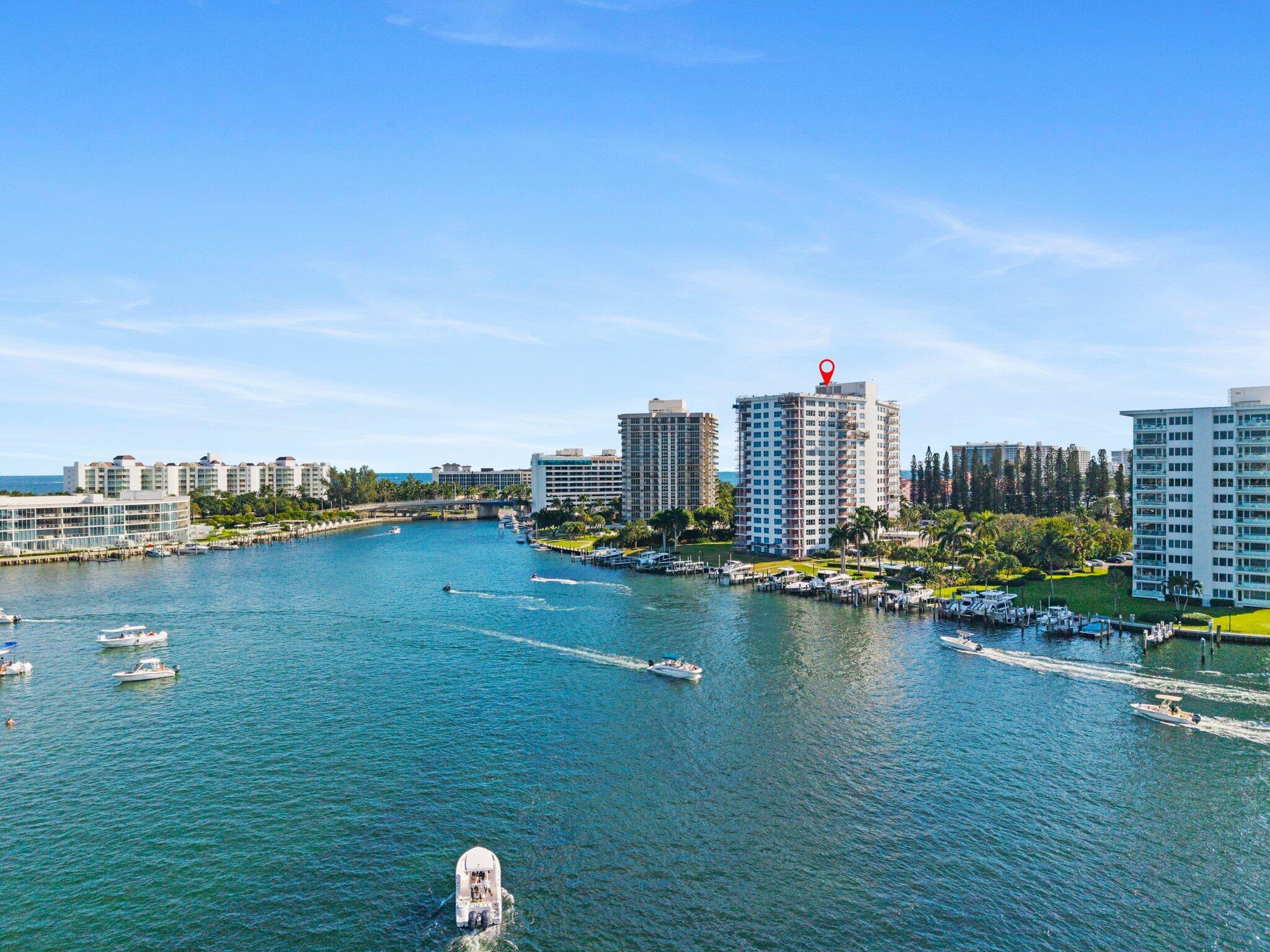 875 East Camino Real, Unit 2G Boca Raton, FL 33432 - Photo 30 of 55 a view of a city with tall buildings