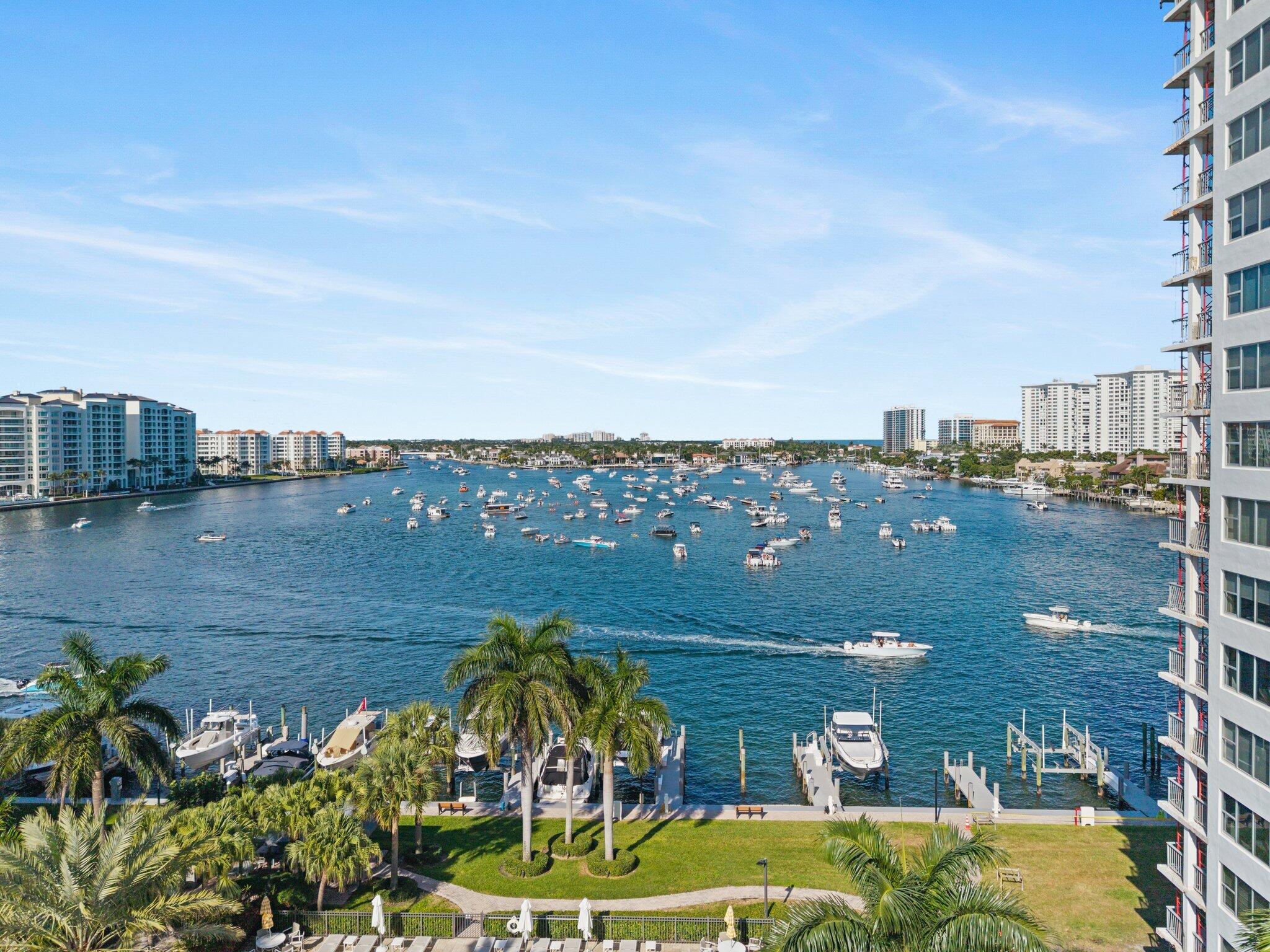 875 East Camino Real, Unit 2G Boca Raton, FL 33432 - Photo 34 of 55 a view of a lake with a yard