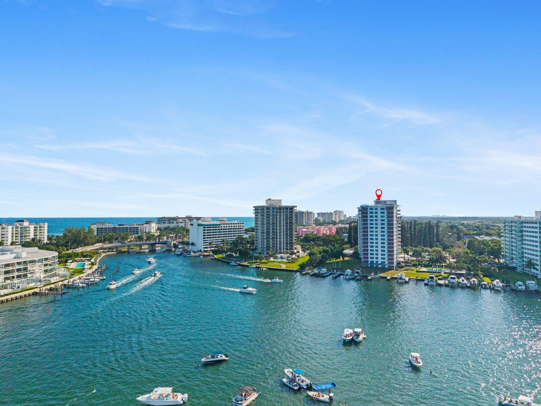 875 East Camino Real, Unit 2G Boca Raton, FL 33432 - Photo 38 of 55 a view of a city with water