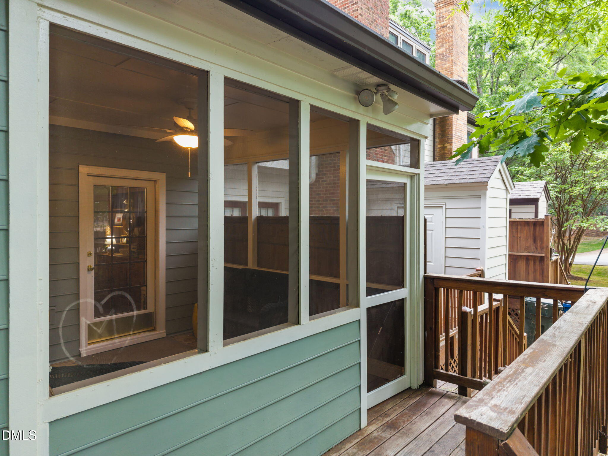 562 Weathergreen Drive Raleigh, NC 27615 - Photo 34 of 47 a view of a balcony from a window
