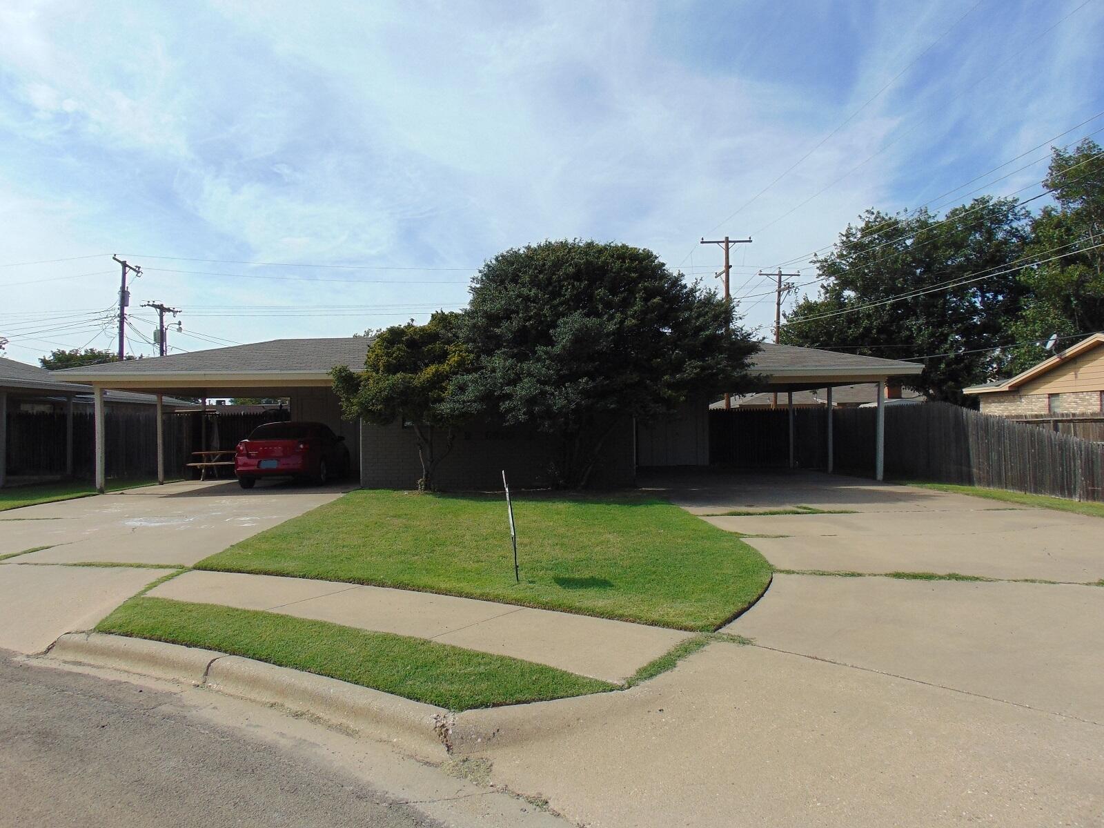 6910 Fremont Avenue, Unit A Lubbock, TX 79413 - Photo 1 of 2 a house view with a garden space