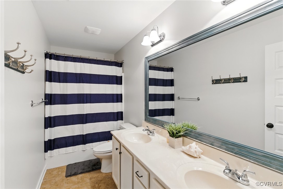 2201 Vandover Road Henrico, VA 23229 - Photo 24 of 43 a bathroom with a sink a toilet and shower