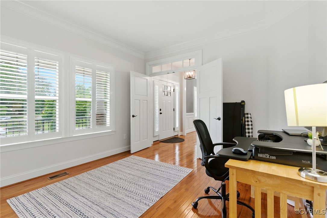 2201 Vandover Road Henrico, VA 23229 - Photo 32 of 43 a view of a workspace with furniture and a window