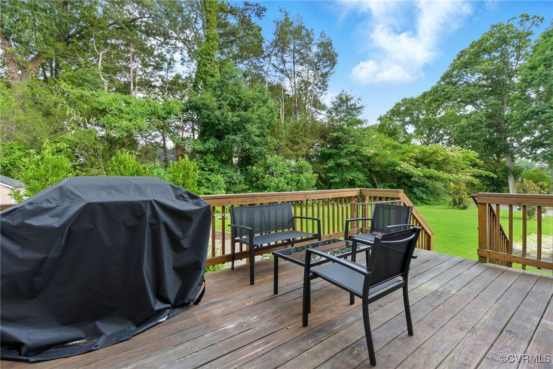 2201 Vandover Road Henrico, VA 23229 - Photo 34 of 43 a view of balcony with deck and outdoor seating