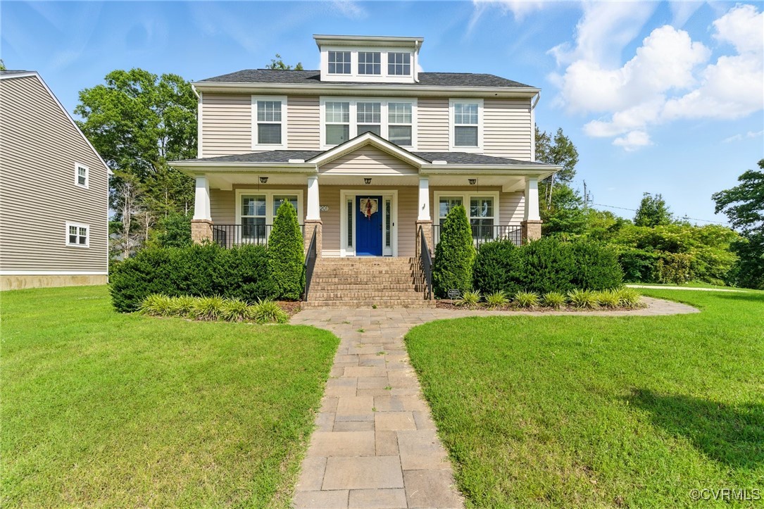 2201 Vandover Road Henrico, VA 23229 - Photo 40 of 43 a front view of a house with a yard