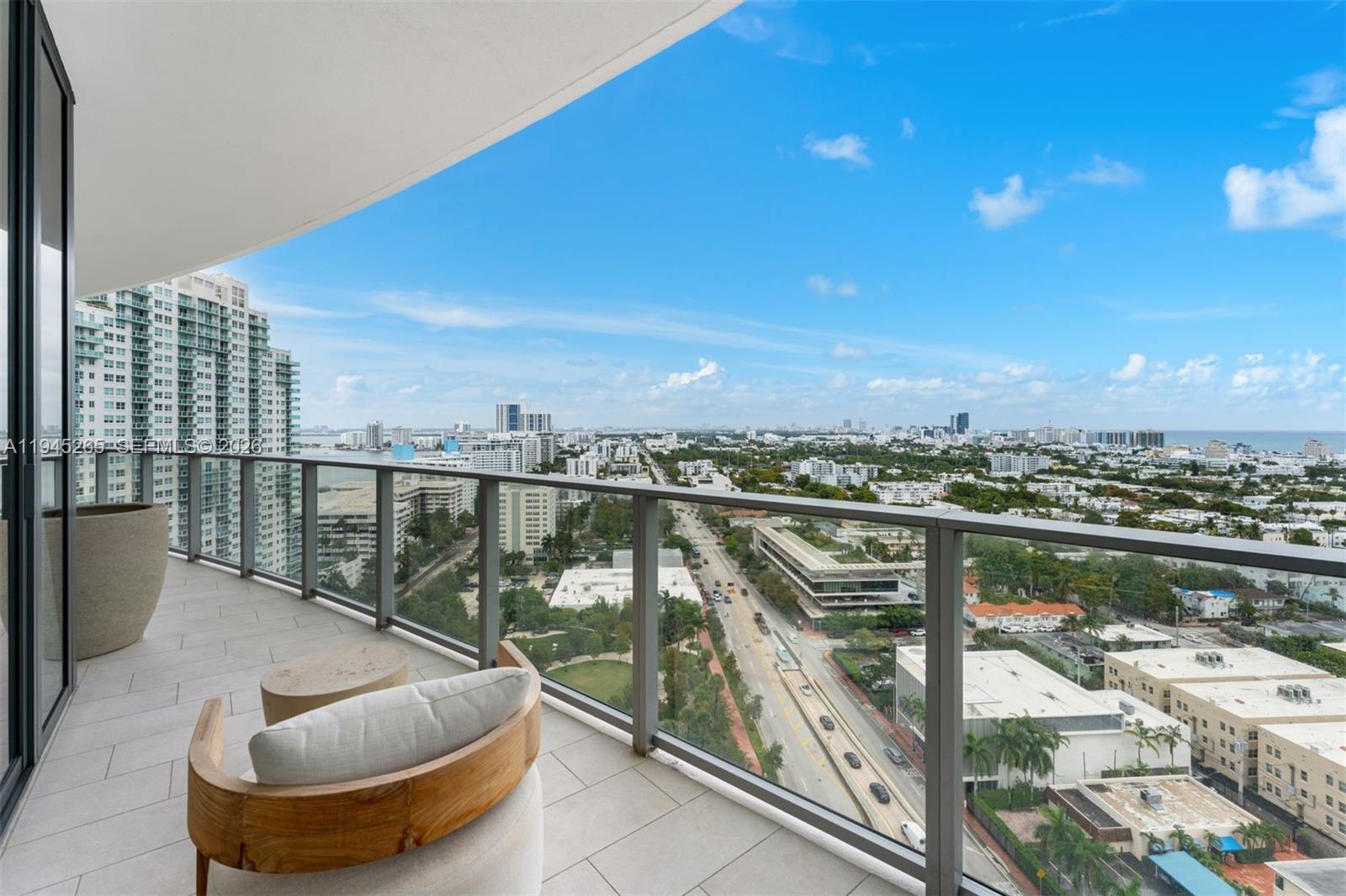 500 Alton Road, Unit 2105 Miami Beach, FL 33139 - Photo 33 of 44 a view of balcony with furniture