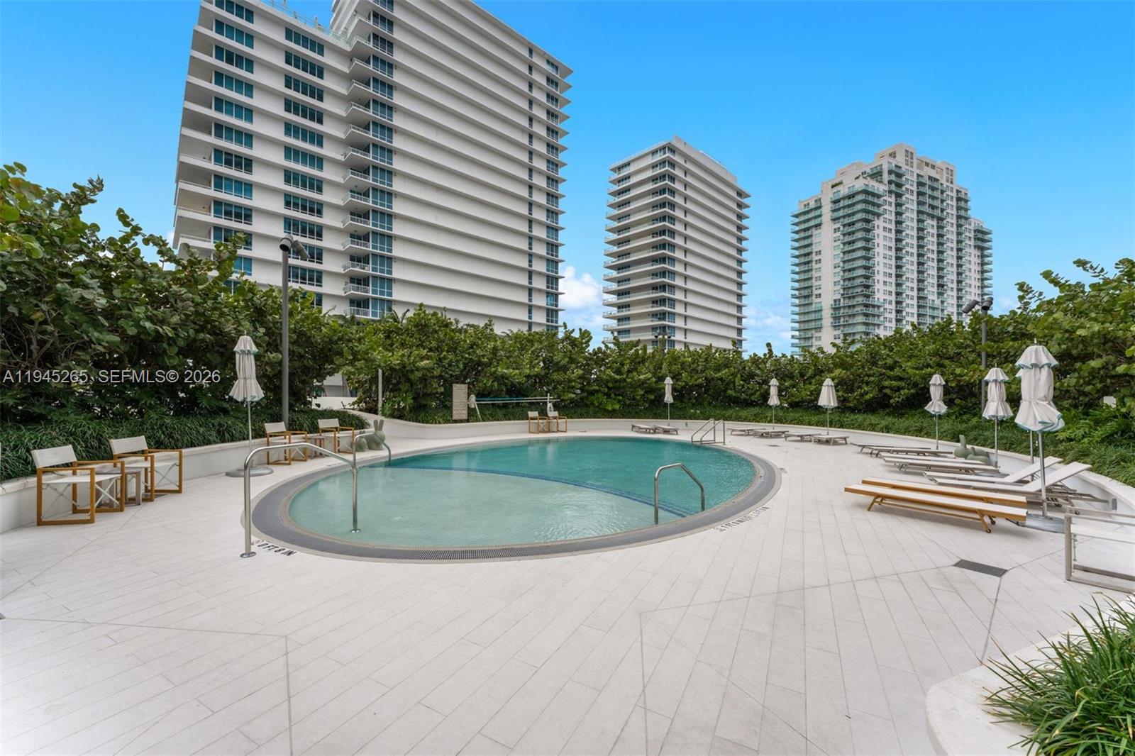 500 Alton Road, Unit 2105 Miami Beach, FL 33139 - Photo 42 of 44 a view of outdoor space with swimming pool
