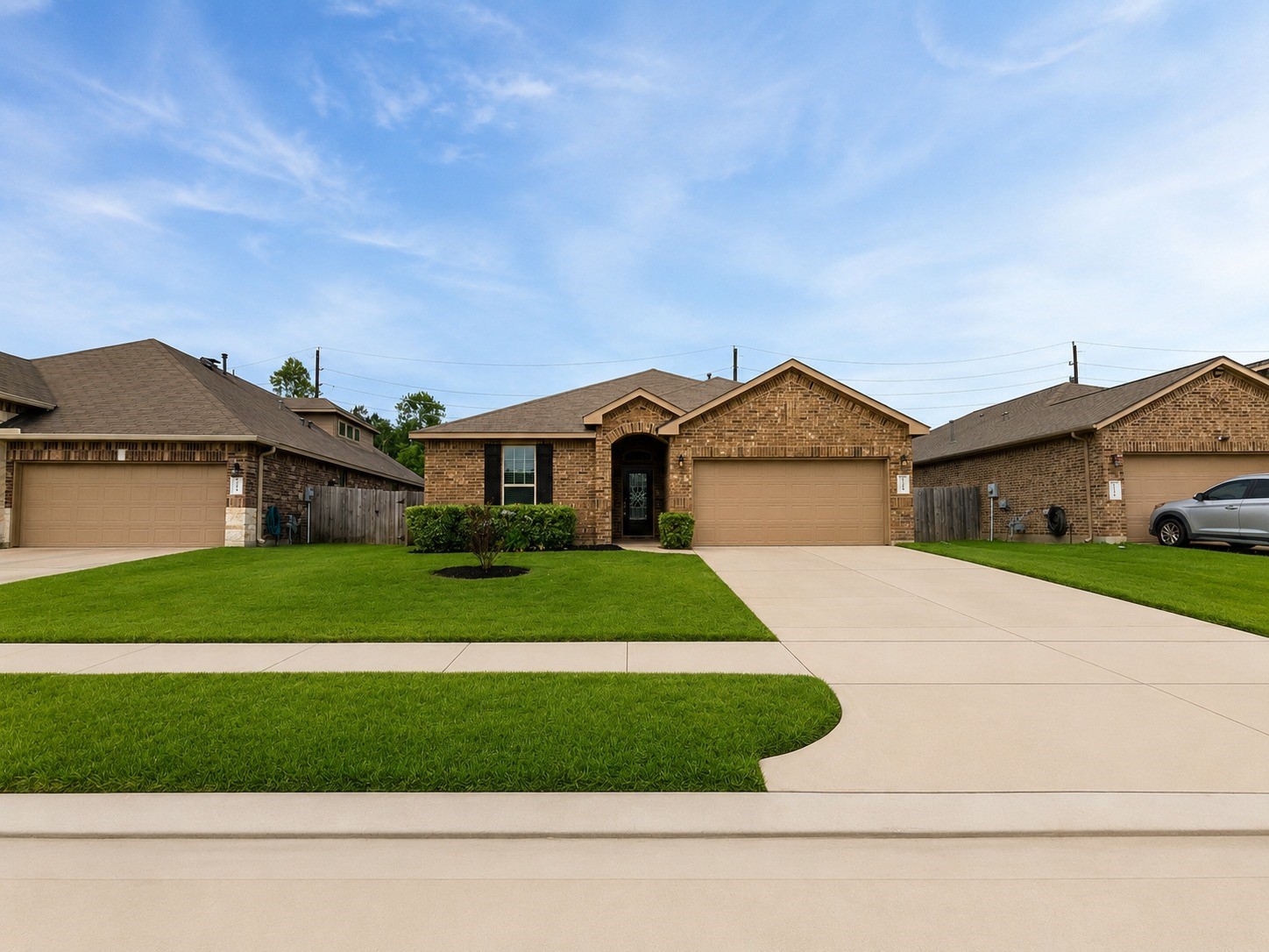 24315 Ravenna Landing Loop Spring, TX 77389 - Photo 1 of 37 a front view of a house with a yard and garage