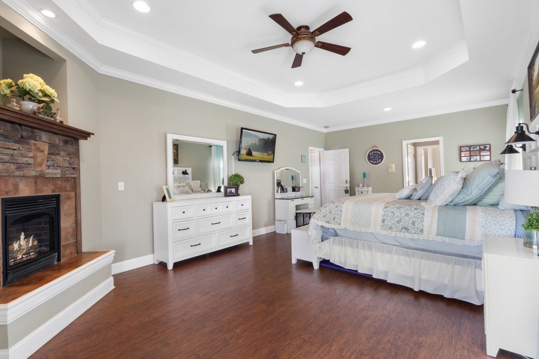 4591 Pineywoods Road Adams, TN 37010 - Photo 26 of 83 a living room with furniture and a fireplace