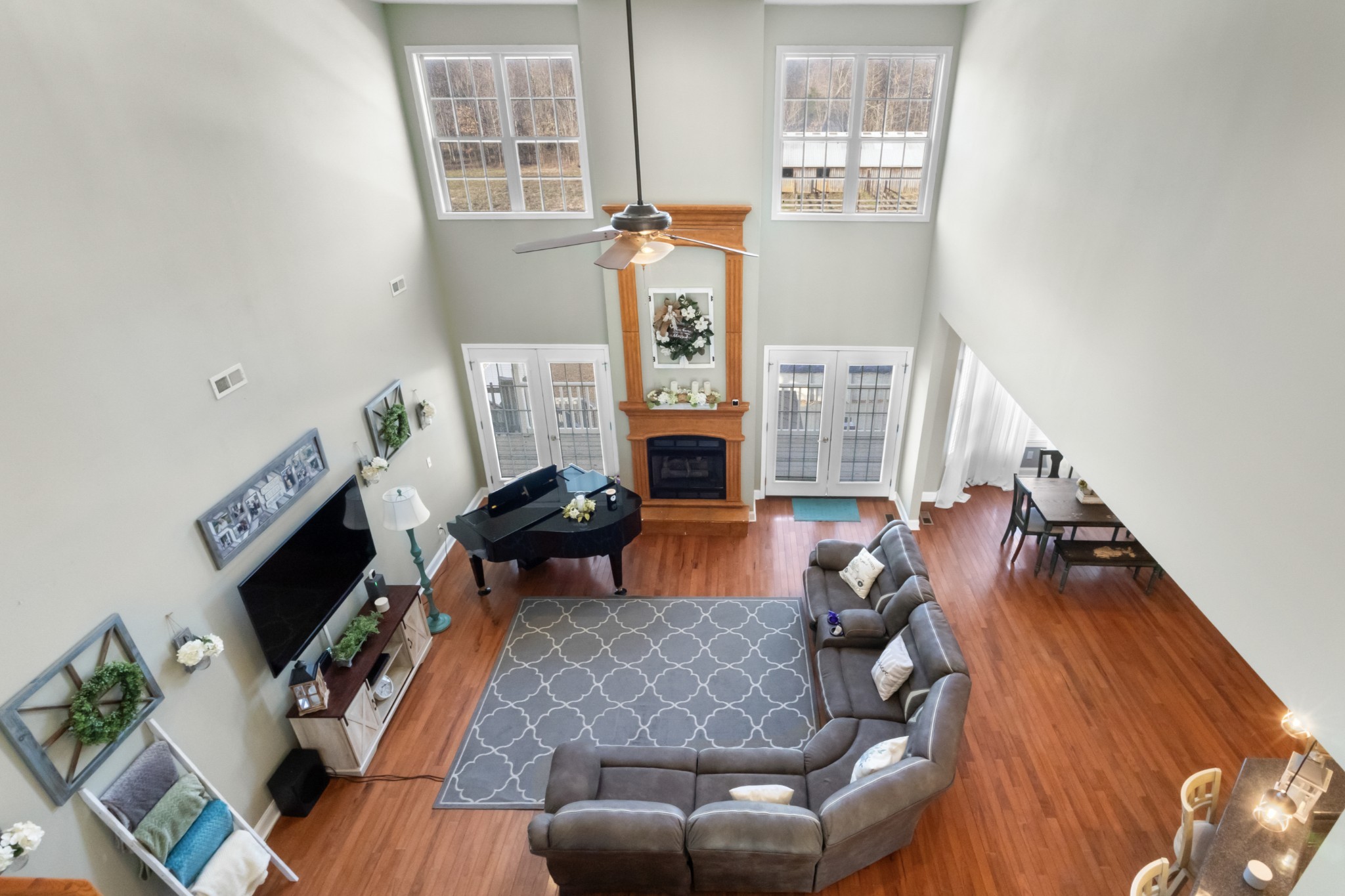 4591 Pineywoods Road Adams, TN 37010 - Photo 10 of 83 a living room with furniture and a fireplace