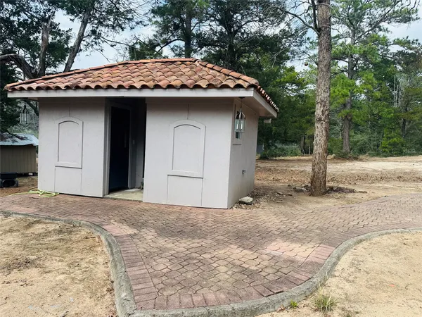 a view of outdoor space and trees