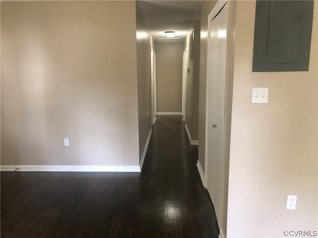 1813 Little Deer Road Alberta, VA 23821 - Photo 8 of 27 a view of a hallway with wooden floor