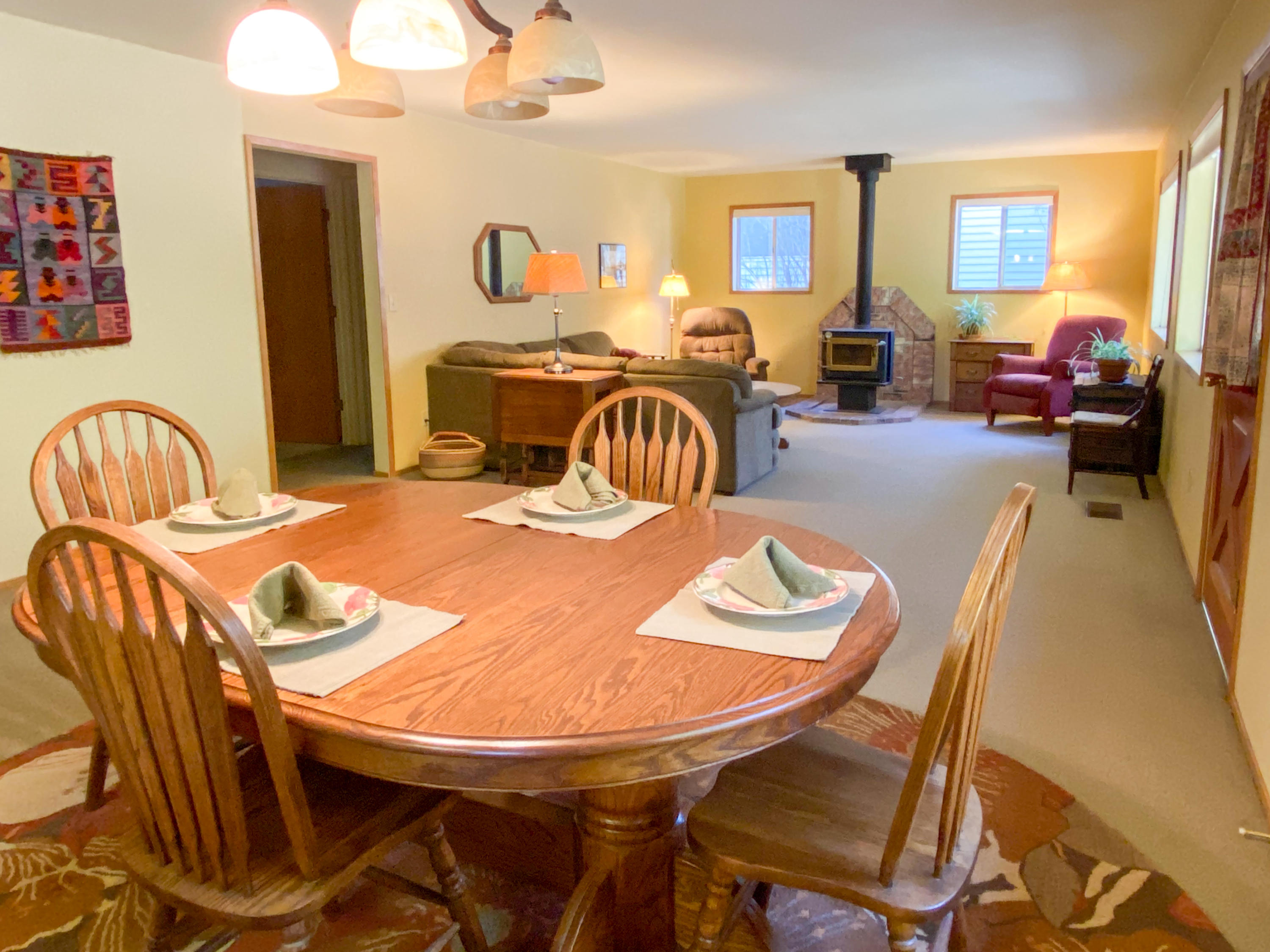 216 Airport Road Trinity Center, CA 96091 - Photo 12 of 32 Dining View to Family Room