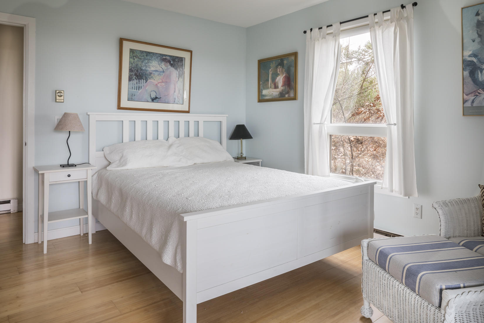 3 High Ridge Road Truro, MA 02666 - Photo 22 of 43 a bedroom with a large bed and a window