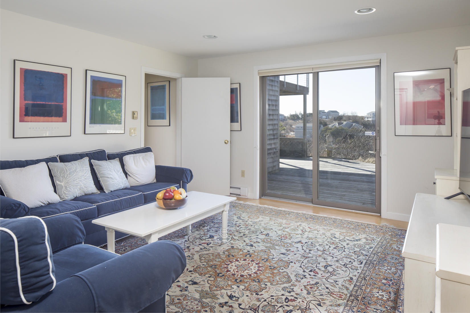 3 High Ridge Road Truro, MA 02666 - Photo 26 of 43 a living room with furniture and a window