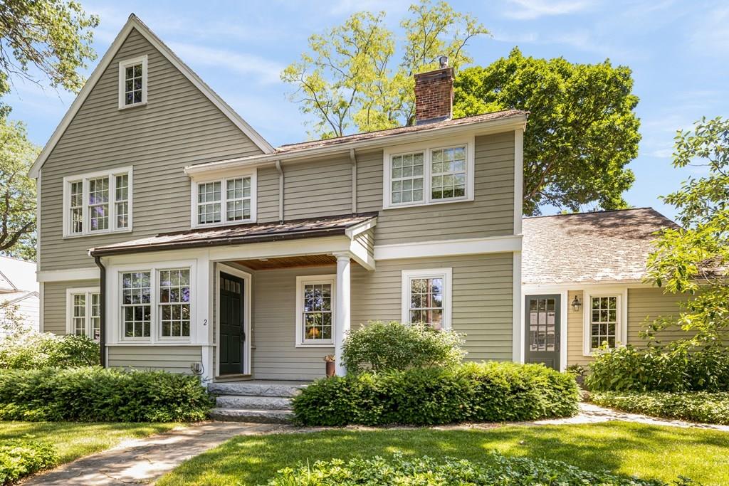 2 Lexington Avenue Lexington, MA 02421 - Photo 2 of 39 front view of a house with a yard