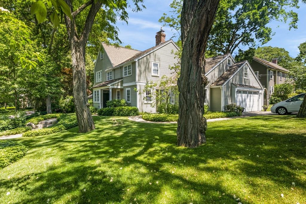 2 Lexington Avenue Lexington, MA 02421 - Photo 3 of 39 a view of a house with a tree in a yard