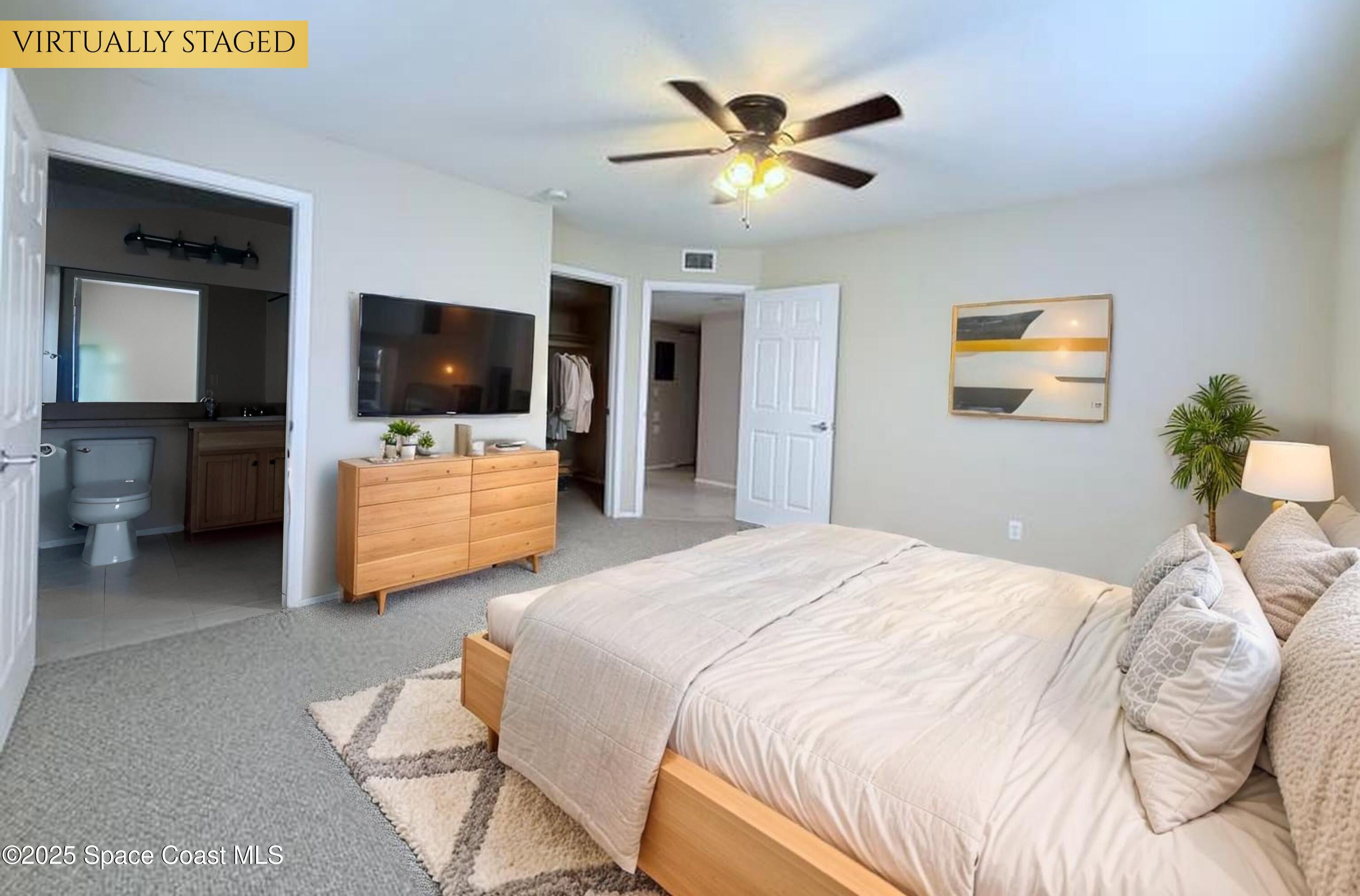 1880 Long Iron Drive, Unit 1307 Rockledge, FL 32955 - Photo 13 of 30 Virtually Staged Primary Bed