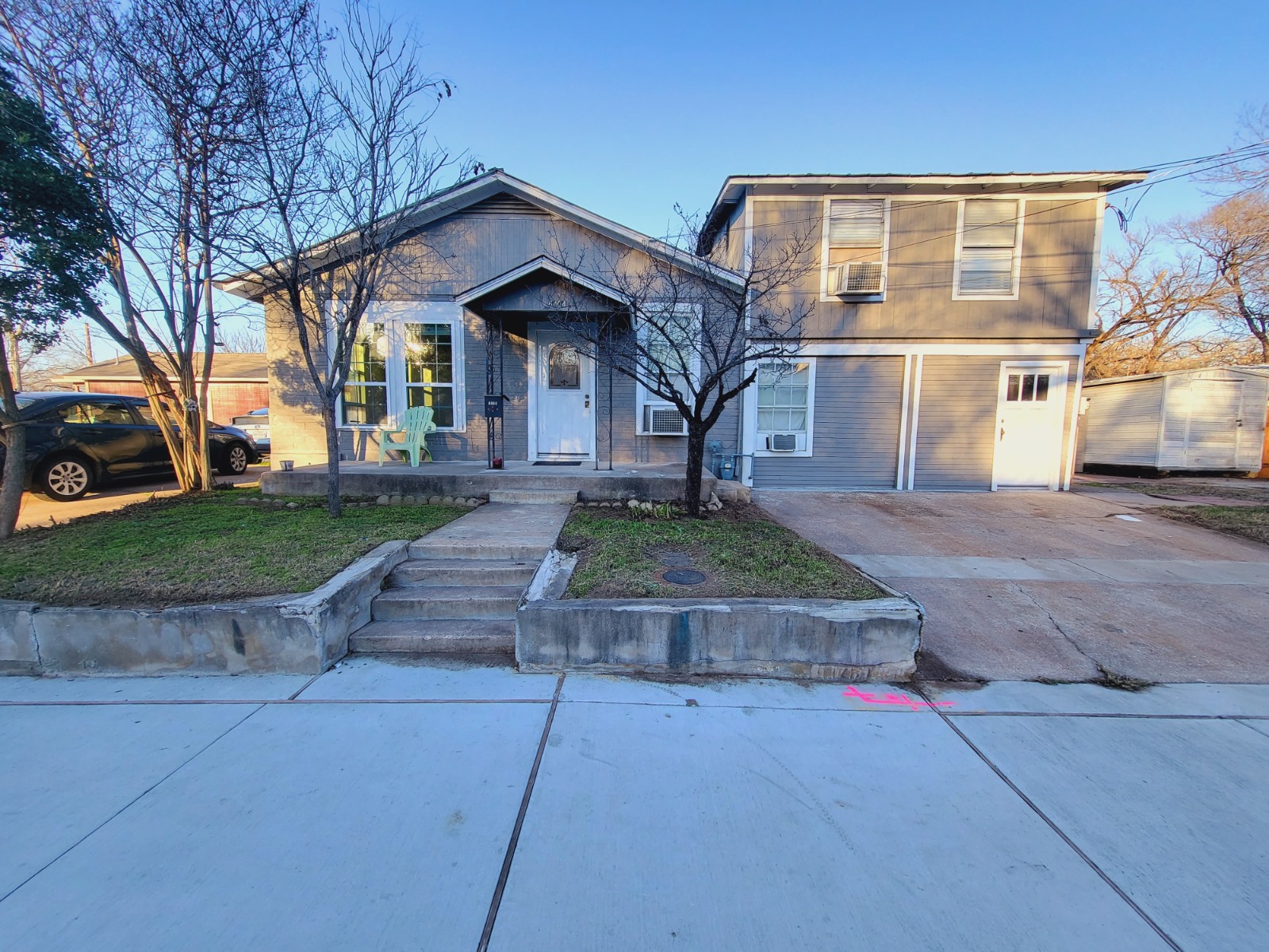6404 Ponca Street, Unit B Austin, TX 78741 - Photo 15 of 17 front view of a house with a yard
