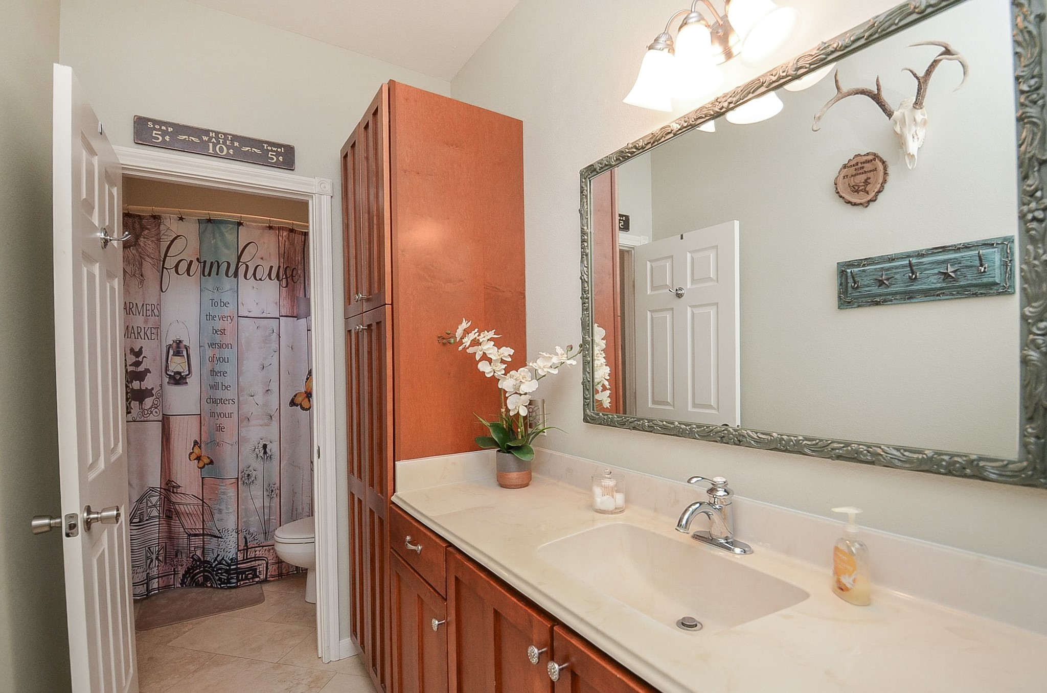 27644 Spring Hill Road Hempstead, TX 77445 - Photo 34 of 50 This lovely secondary ensuite bath offers the same creature comforts as its primary.