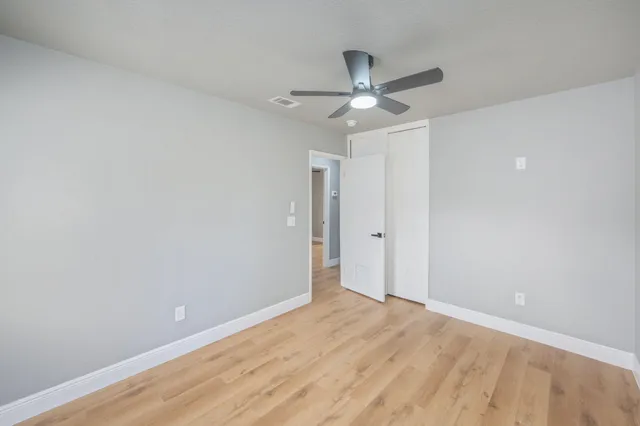 wooden floor in an empty room