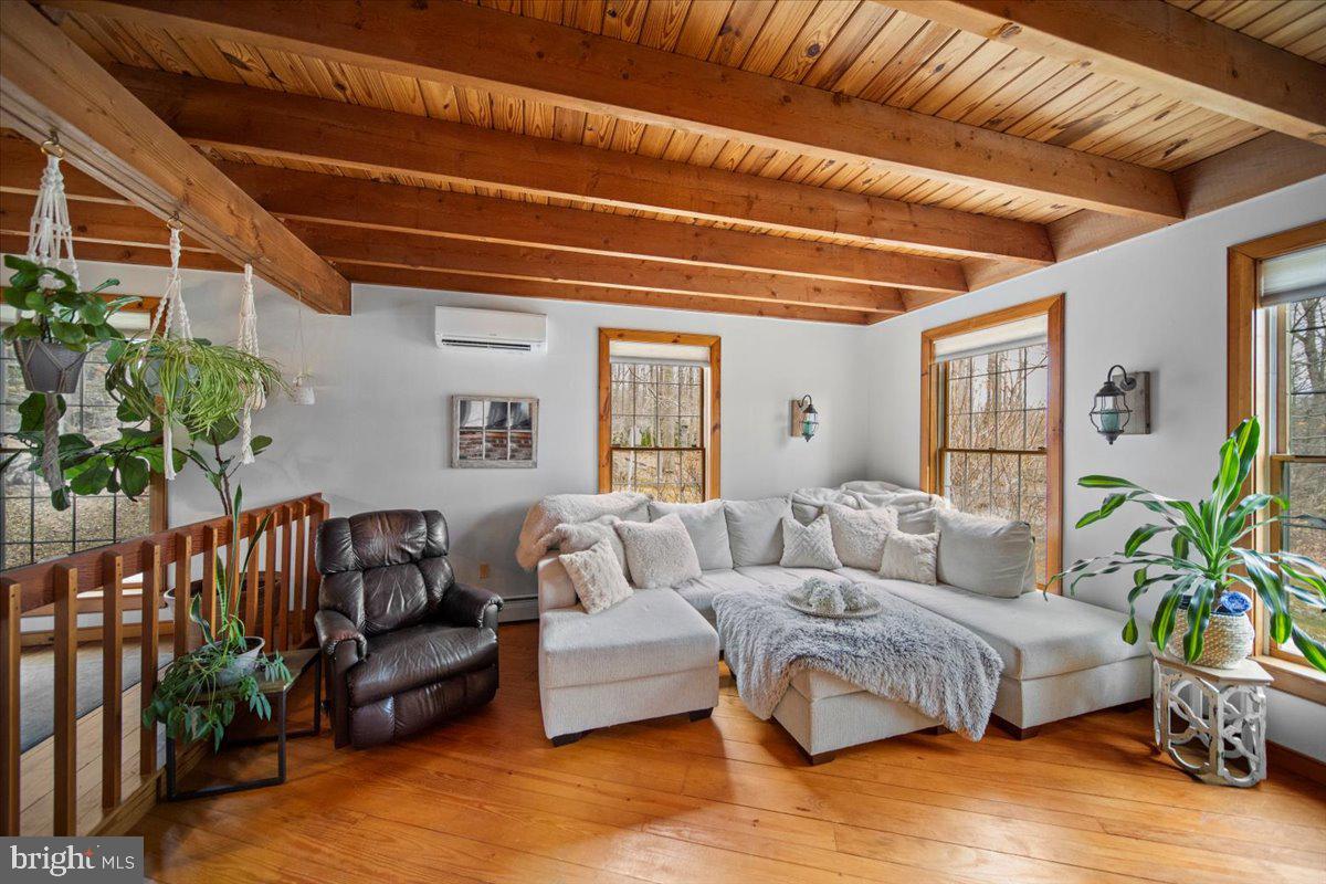 809 Ridge Valley Road Sellersville, PA 18960 - Photo 12 of 39 Living room with wood burning fireplace