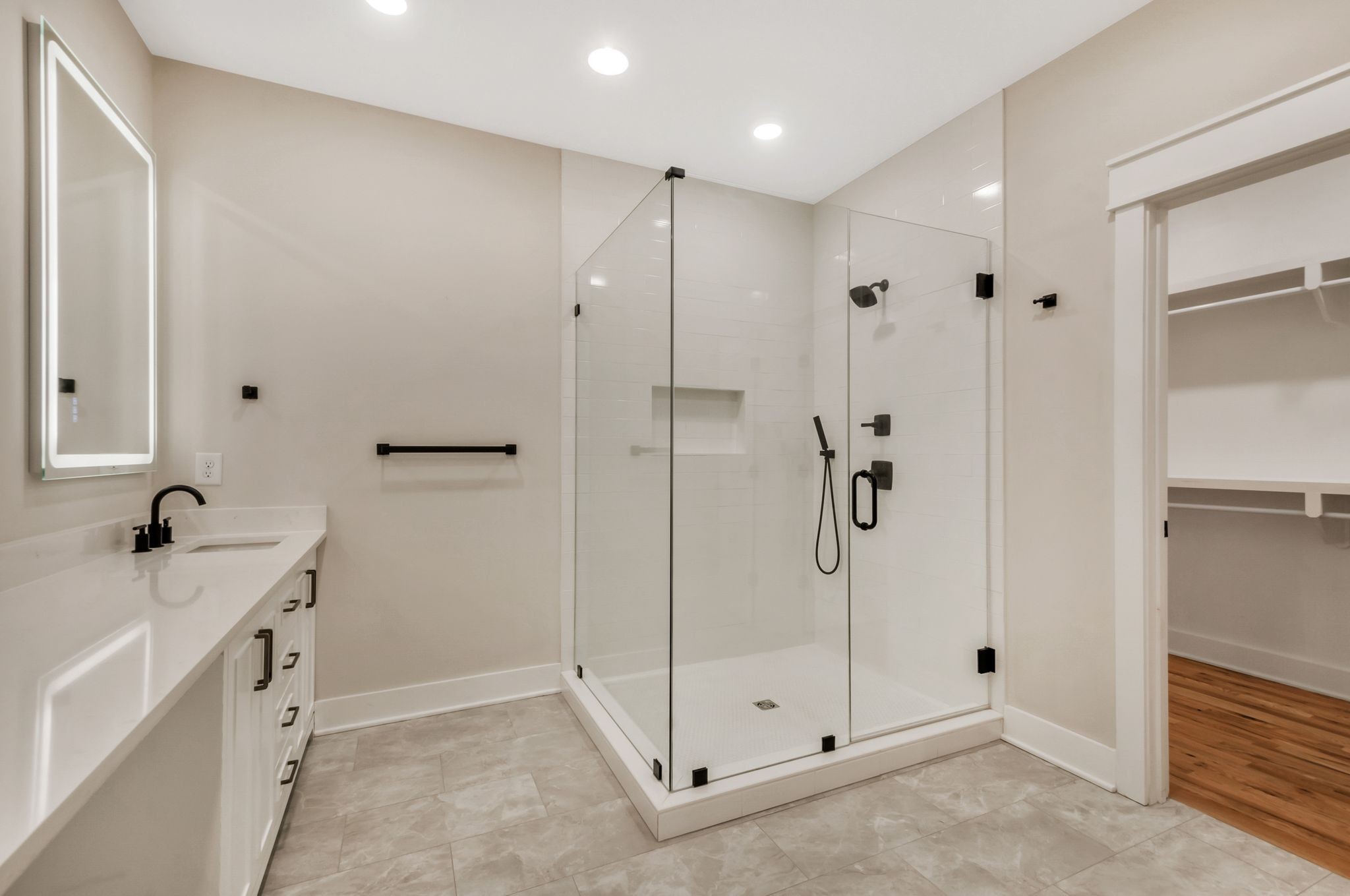 2005 Beaver Ridge Road White Bluff, TN 37187 - Photo 27 of 39 a bathroom with a shower and a sink