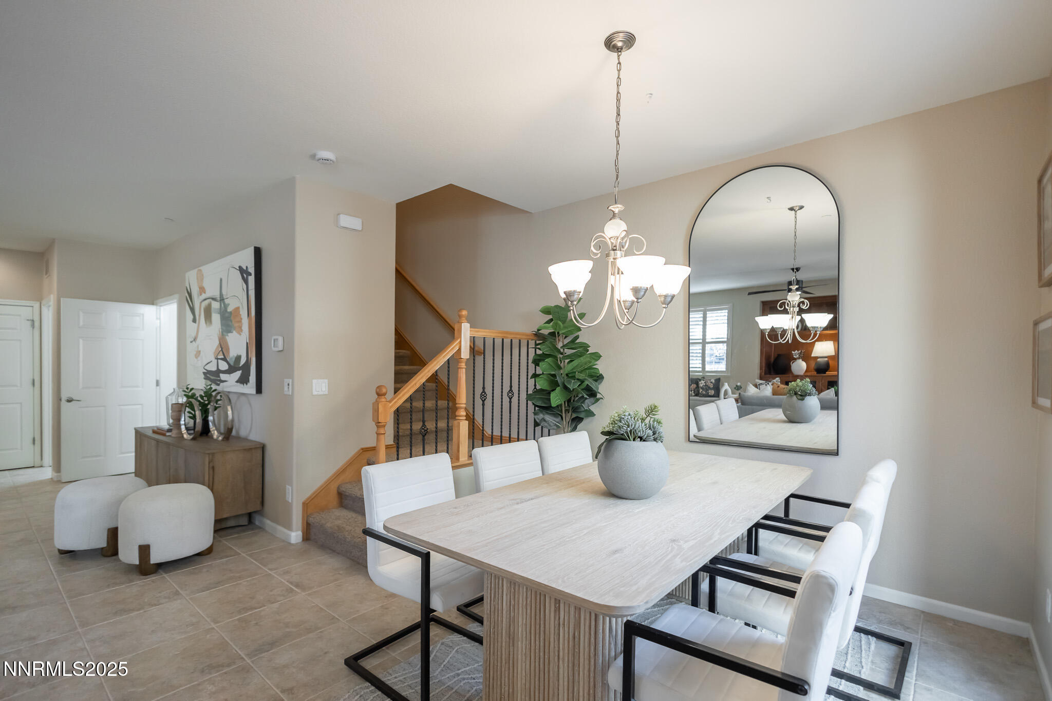 1715 Dark Horse Road, Unit B Reno, NV 89521 - Photo 15 of 39 a view of a dining room with furniture and wooden floor
