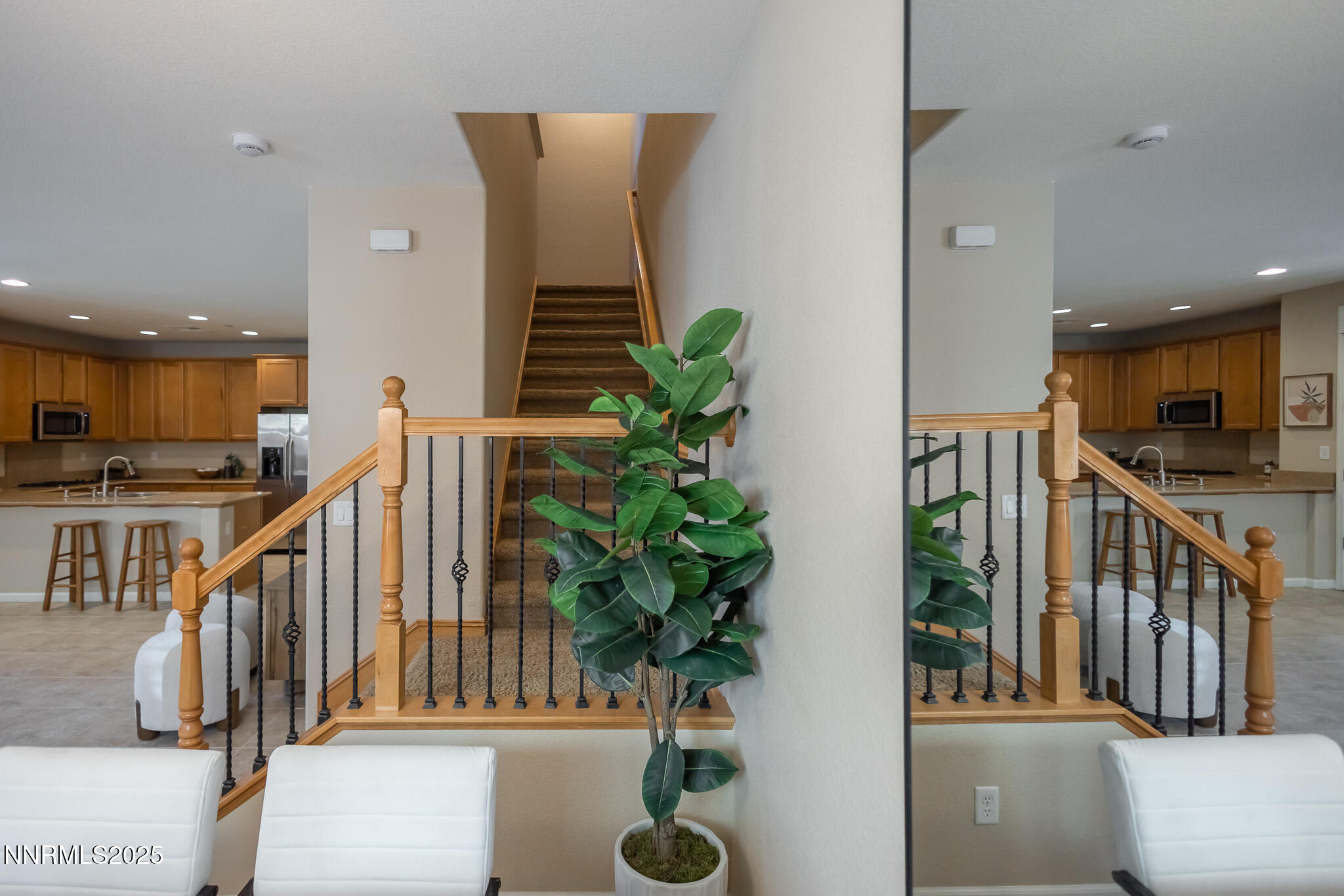1715 Dark Horse Road, Unit B Reno, NV 89521 - Photo 17 of 39 a view of entryway and hall with wooden floor