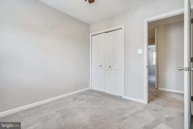 a view of an empty room