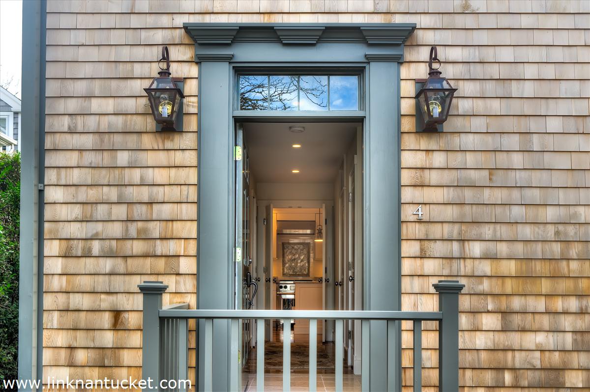 4 Beaver Street Nantucket, MA 02554 - Photo 2 of 19 a view of a entrance door of the house