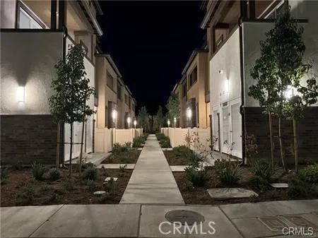 a view of a pathway of house