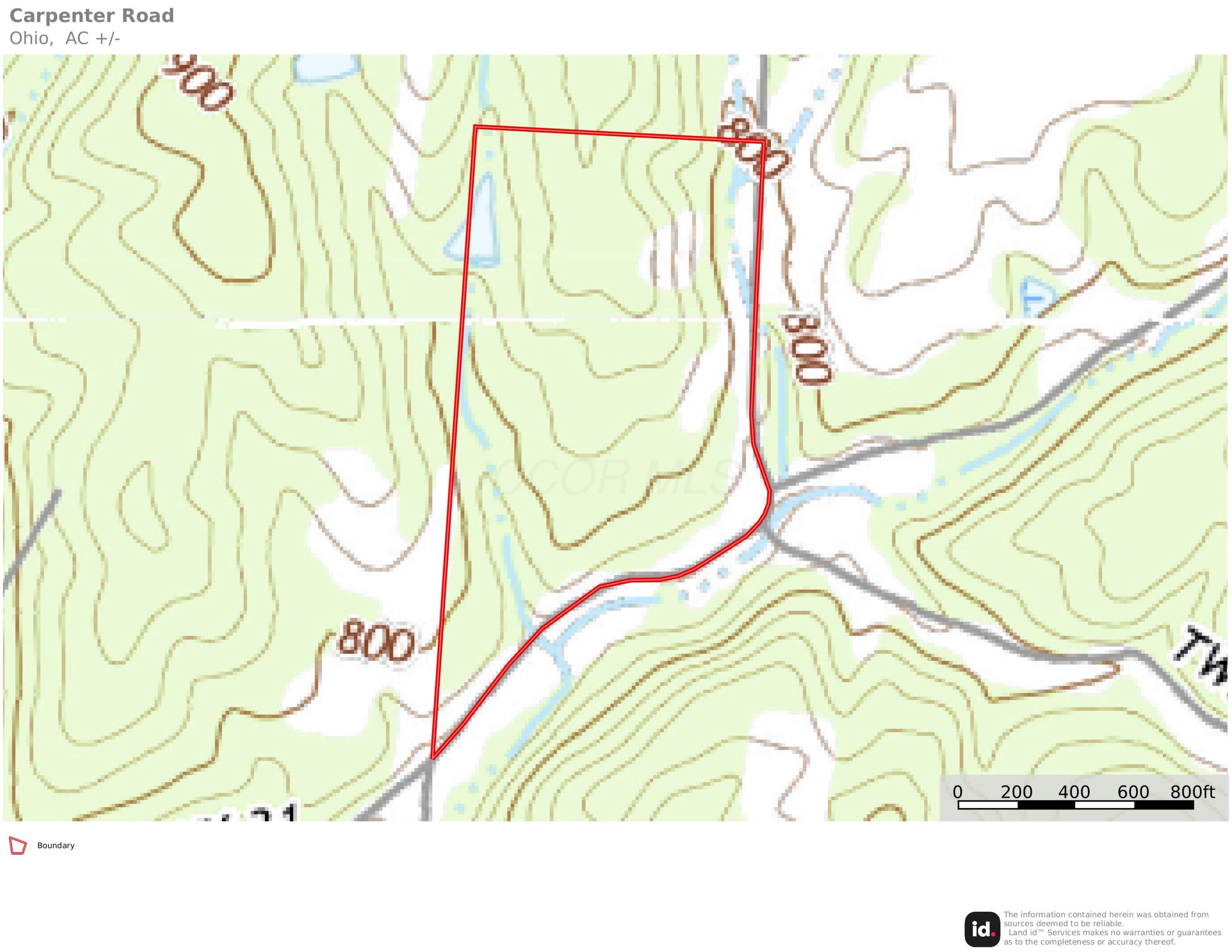 0 Carpenter Road Ray, OH 45672 - Photo 32 of 32 Carpenter Road Topo