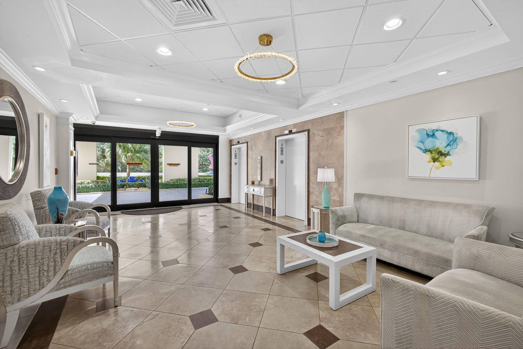 100 Ocean Trail Way, Unit 305 Jupiter, FL 33477 - Photo 39 of 53 a living room with furniture and a large window
