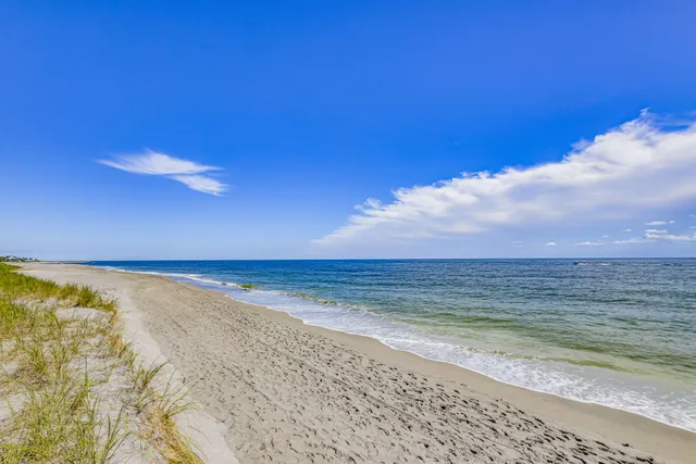 a view of an ocean beach