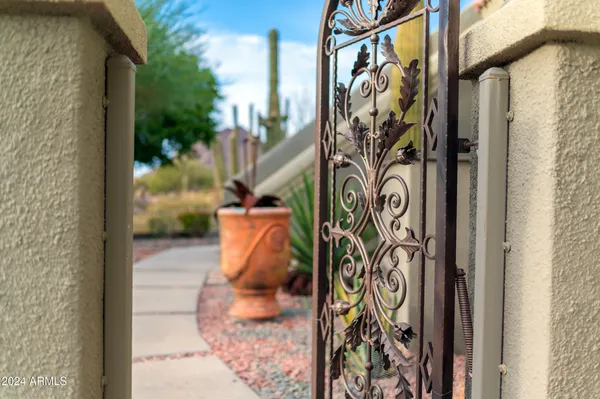 a swimming pool with outdoor seating and yard