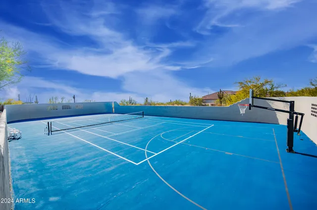 a view of a lobby with furniture and floor to ceiling window
