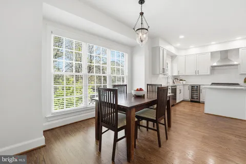 a view of a hallway with washer and dryer