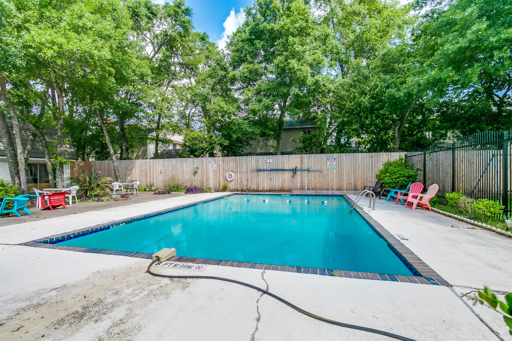 1407 Springrock Lane Houston, TX 77055 - Photo 19 of 25 Take a dip in the pool to keep cool this summer. Swim laps or simply bob and soak!