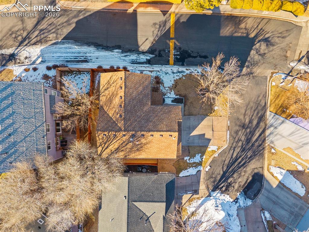 855 Dawn Break Loop Colorado Springs, CO 80910 - Photo 36 of 42 a view of a house with a yard