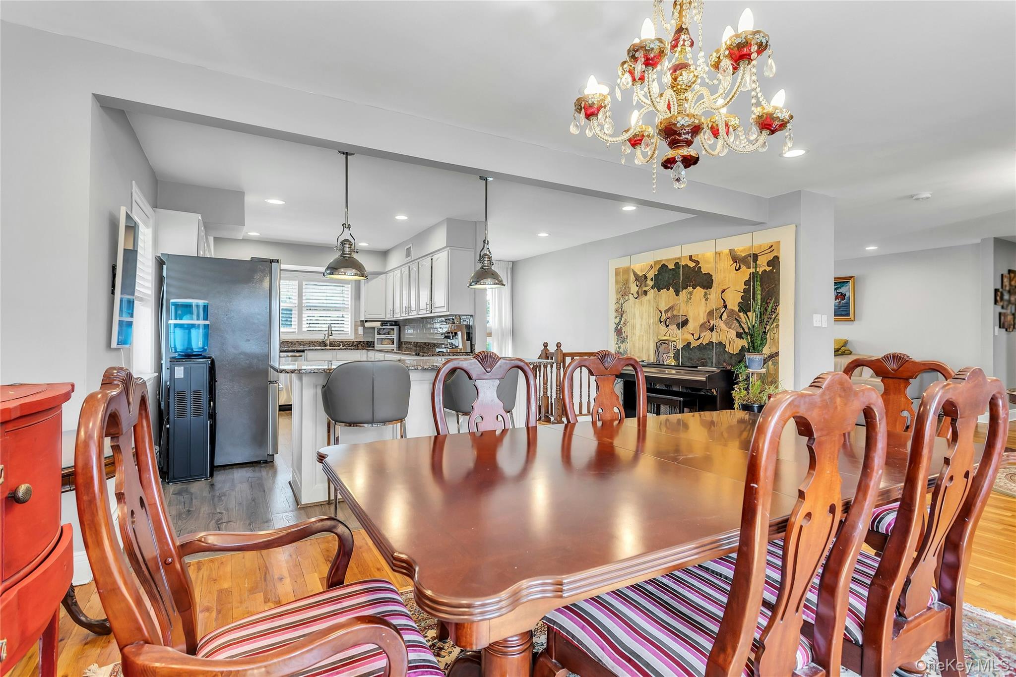 170 Old Courthouse Road Manhasset Hills, NY 11040 - Photo 8 of 35 Dining area view facing into the eat in kitchen