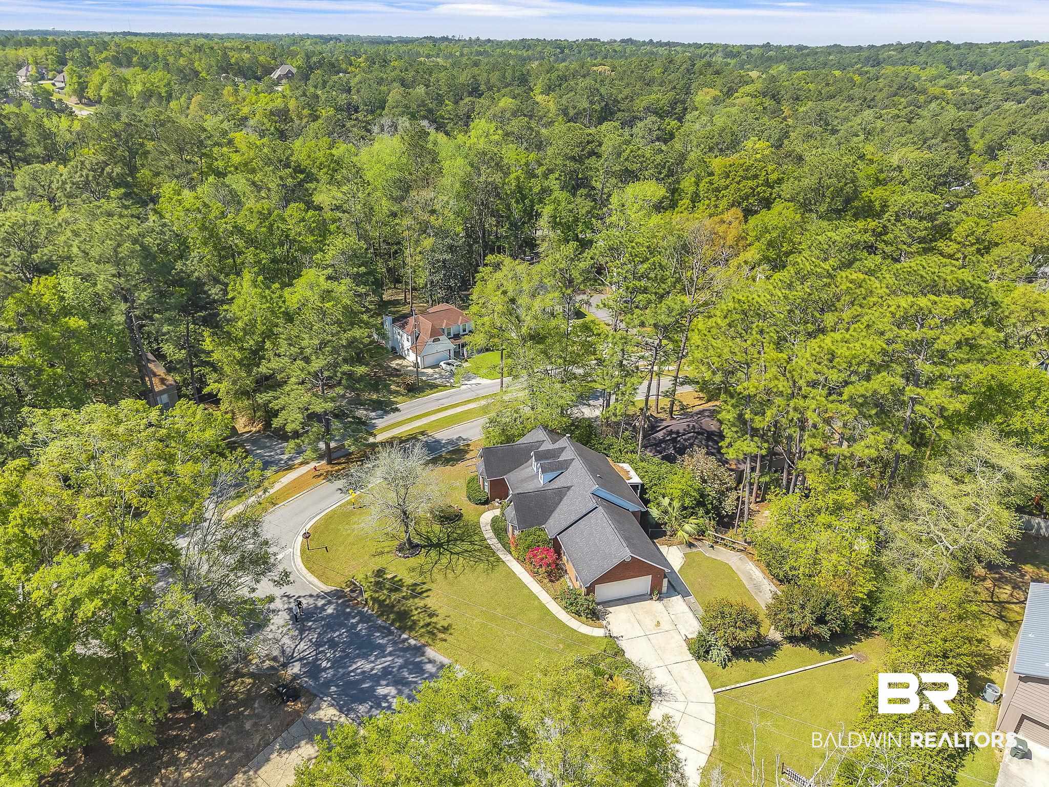 367 Ridgewood Drive Daphne, AL 36526 - Photo 64 of 71 Bird's eye view with a forest view
