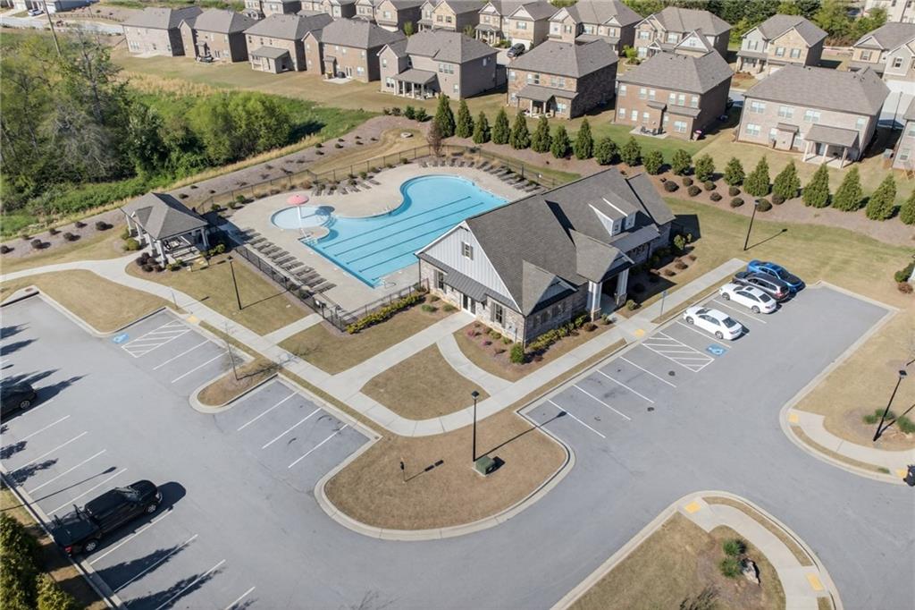 3586 Andover Way Buford, GA 30519 - Photo 63 of 63 an aerial view of a house with swimming pool